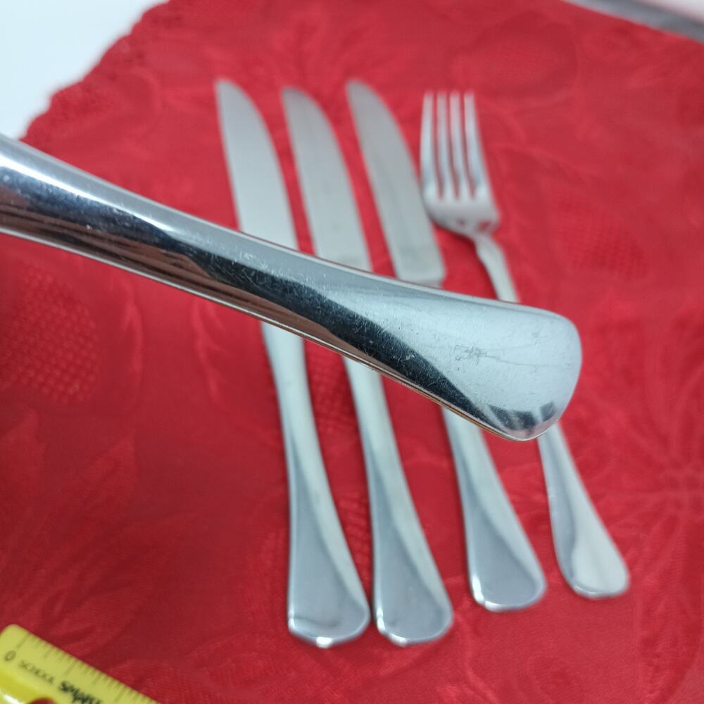 5X BK Dansk Designs Stainless Escapade 1 Dinner Fork 4 Butter Knives